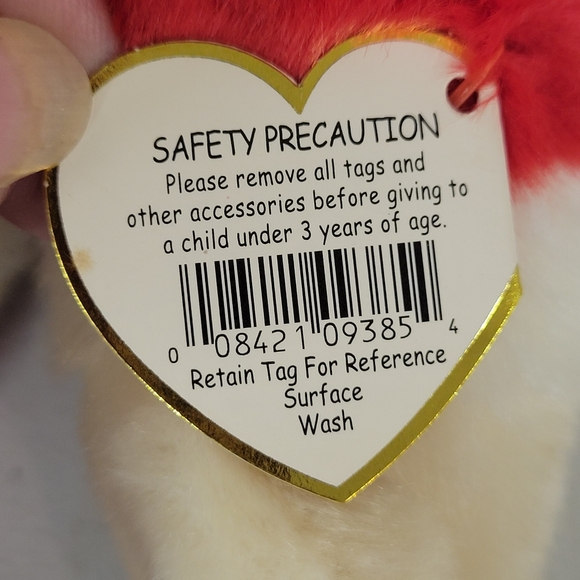 Ty Beanie Buddies Santa 2000 Santa the Beanie Baby Plush Holiday Christmas - Picture 7 of 10